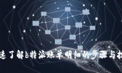 快速了解b特派账单明细的步骤与技巧